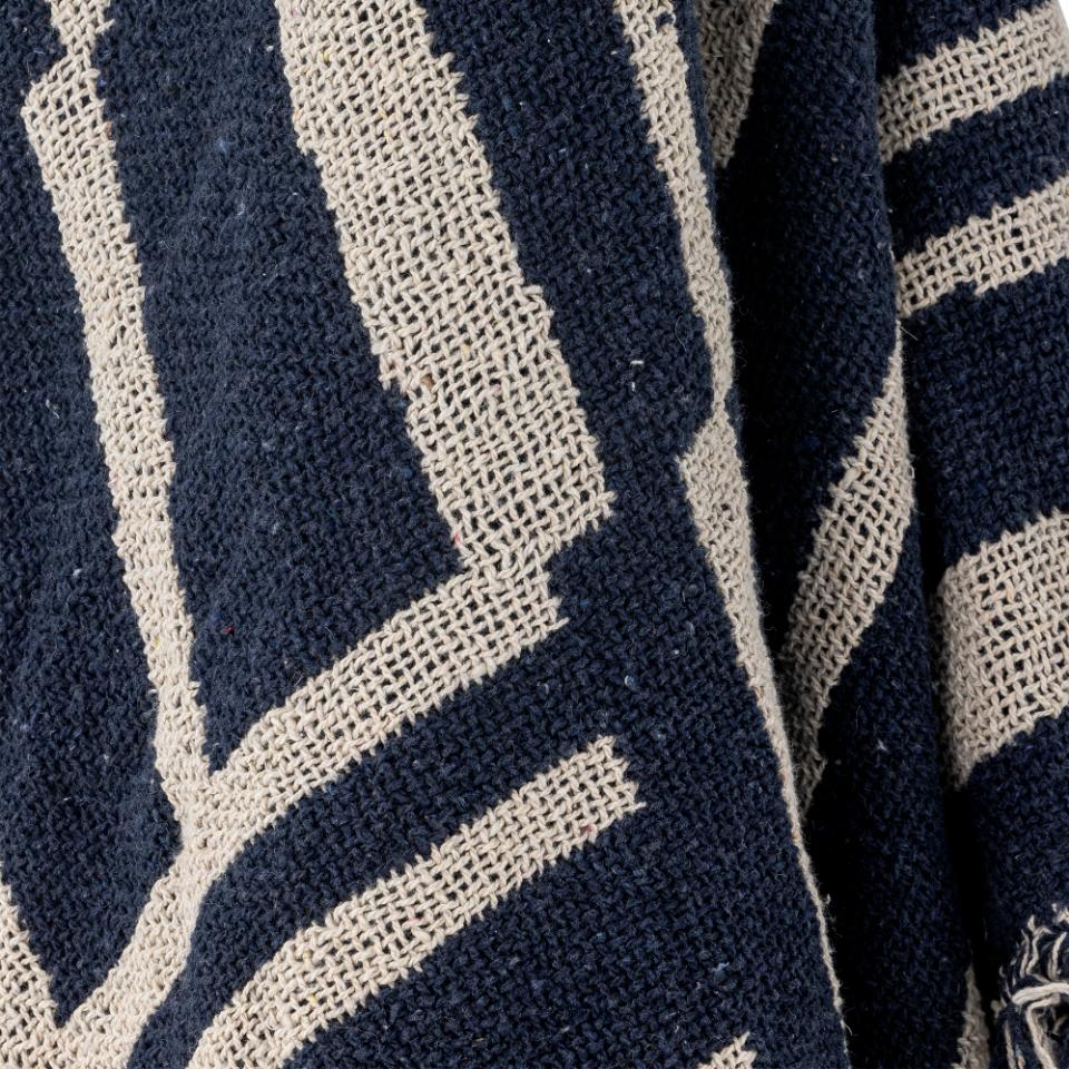 FRANKIE THROW | BLUE | RECYCLED COTTON | BLOOMINGVILLE