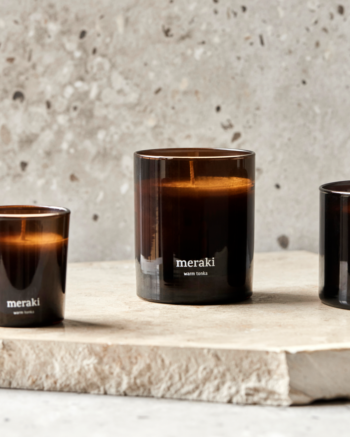 SENTED CANDLE | WARM TONKA | MERAKI
