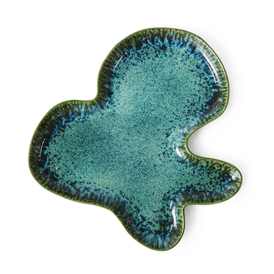 HKLIVING | SHELL PLATE | TEAL