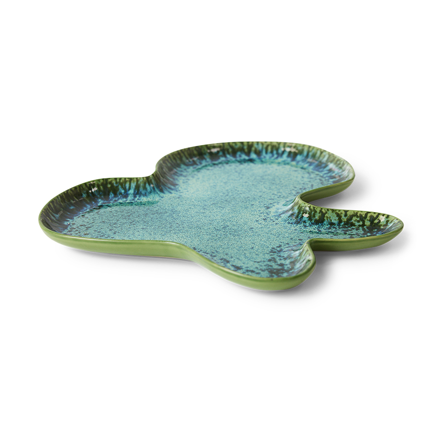 HKLIVING | SHELL PLATE | TEAL