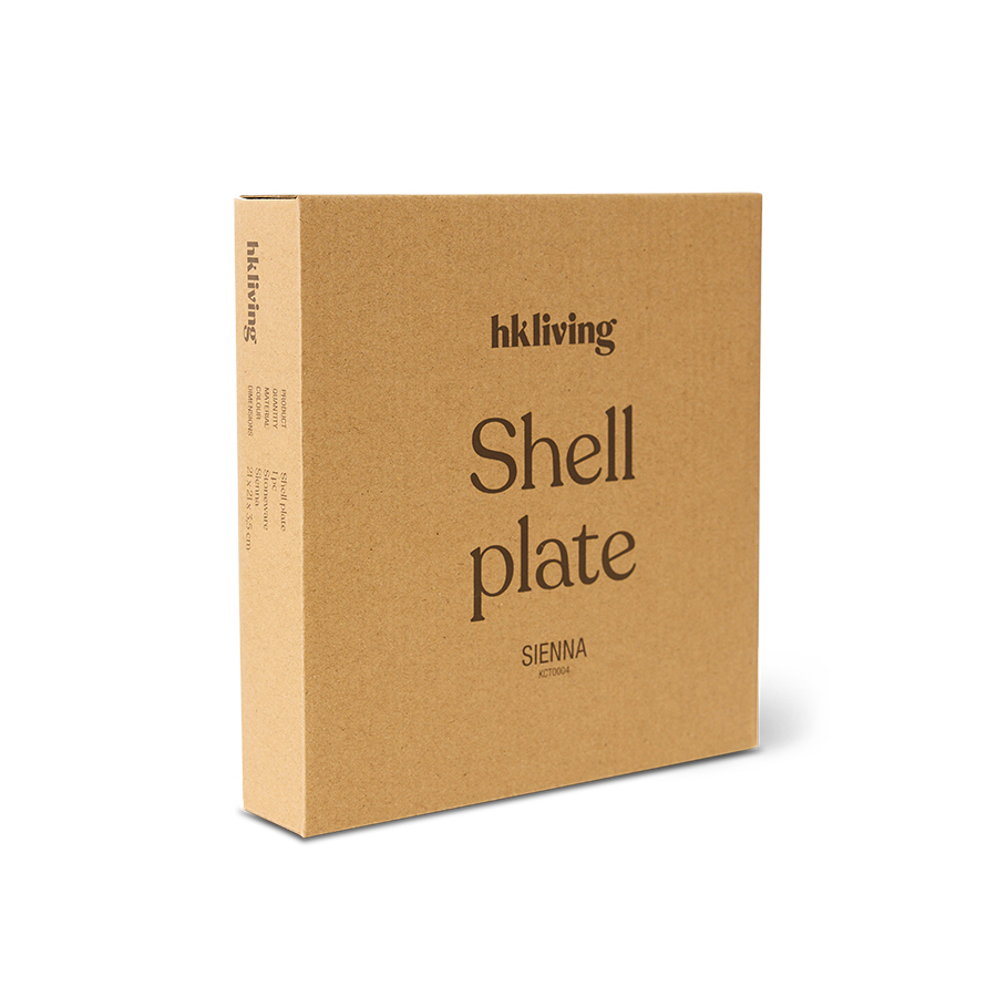 HKLIVING | SHELL PLATE | SIENNA