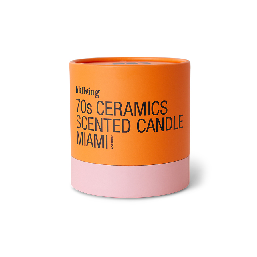 HKLIVING | 70s CERAMICS | SENTED CANDLE | MIAMI