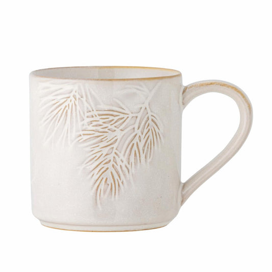 WINTER CUP | NATURAL | LEAF | STONEWARE | BLOOMINGVILLE