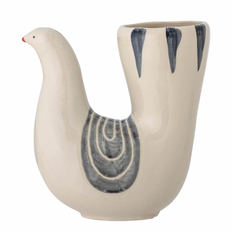 TRUDY VASE | STONEWARE | WHITE | BLOOMINGVILLE