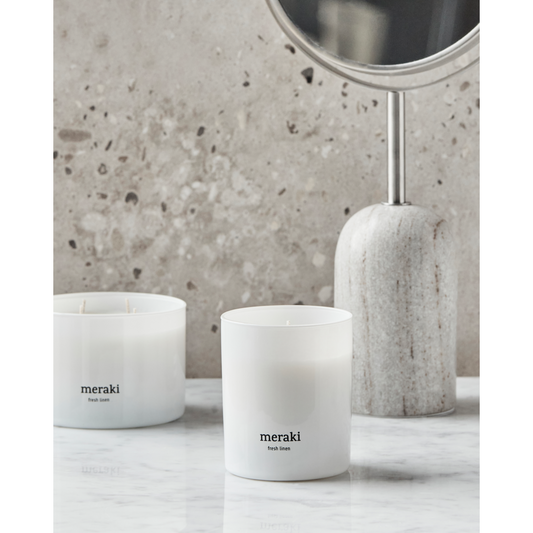 SCENTED CANDLE | FRESH LINEN | MERAKI