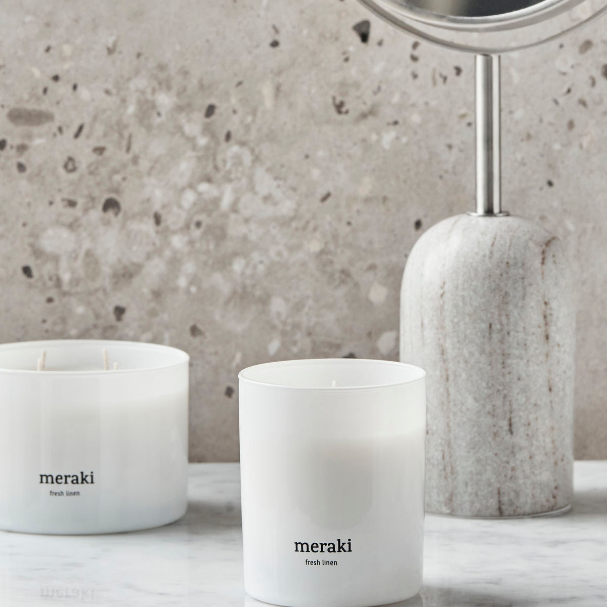 SCENTED CANDLE | FRESH LINEN | MERAKI