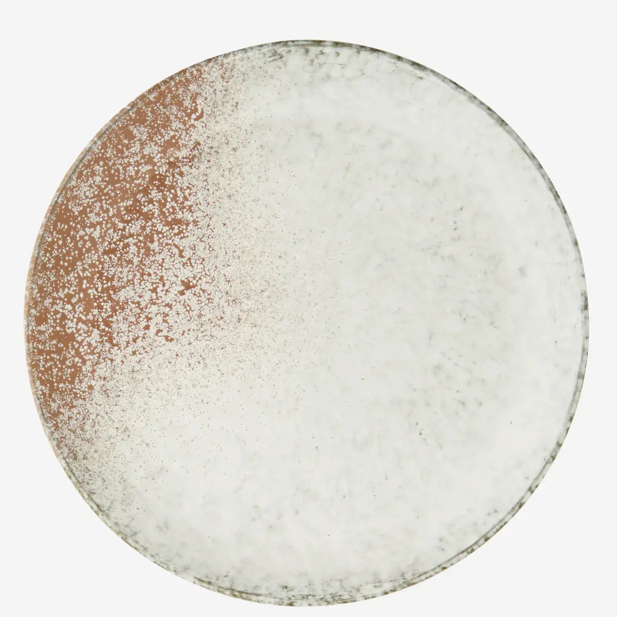 STONEWARE DINNER PLATE | ORANGE SPLASH| MADAM STOLTZ