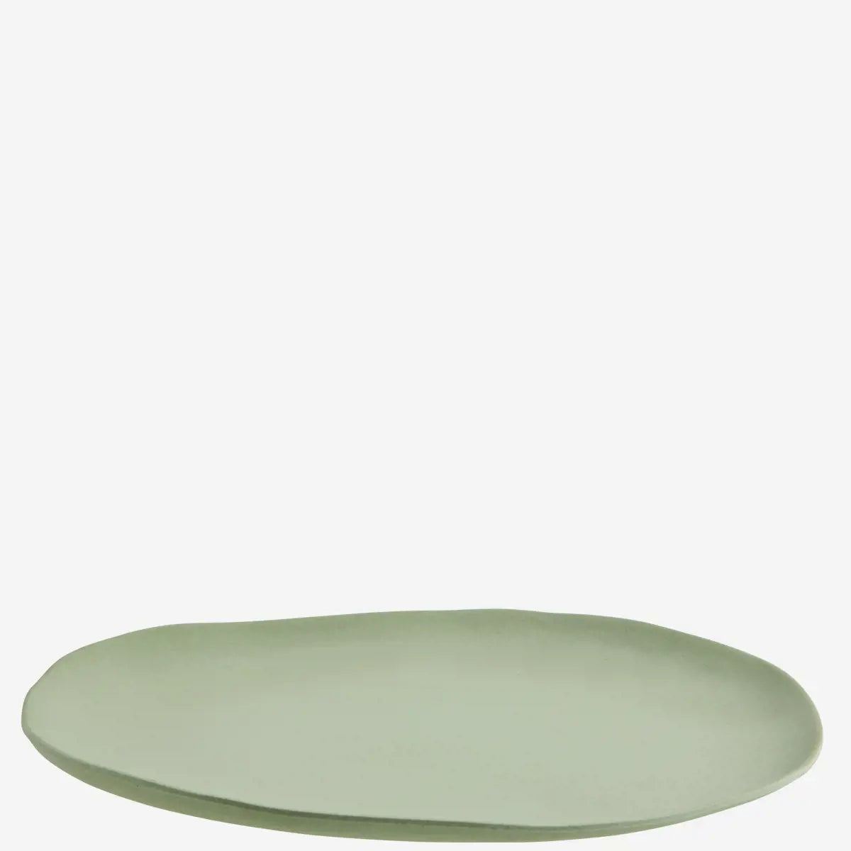 ECO SUSTAINABLE MELAMINE DINNER PLATE | MADAM STOLTZ | BASIL GREEN