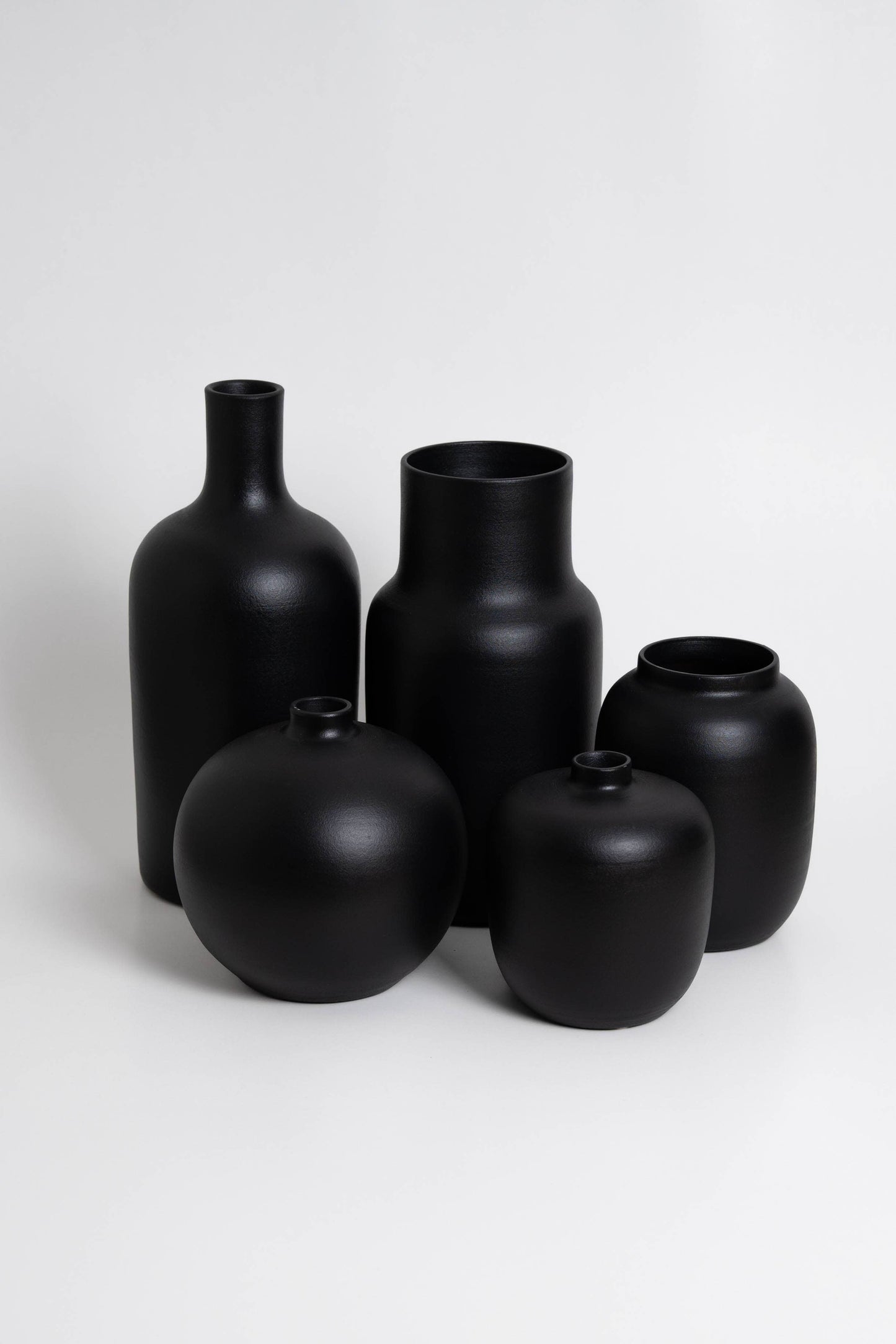 o cactuu - Blanc 01 - Black Vase