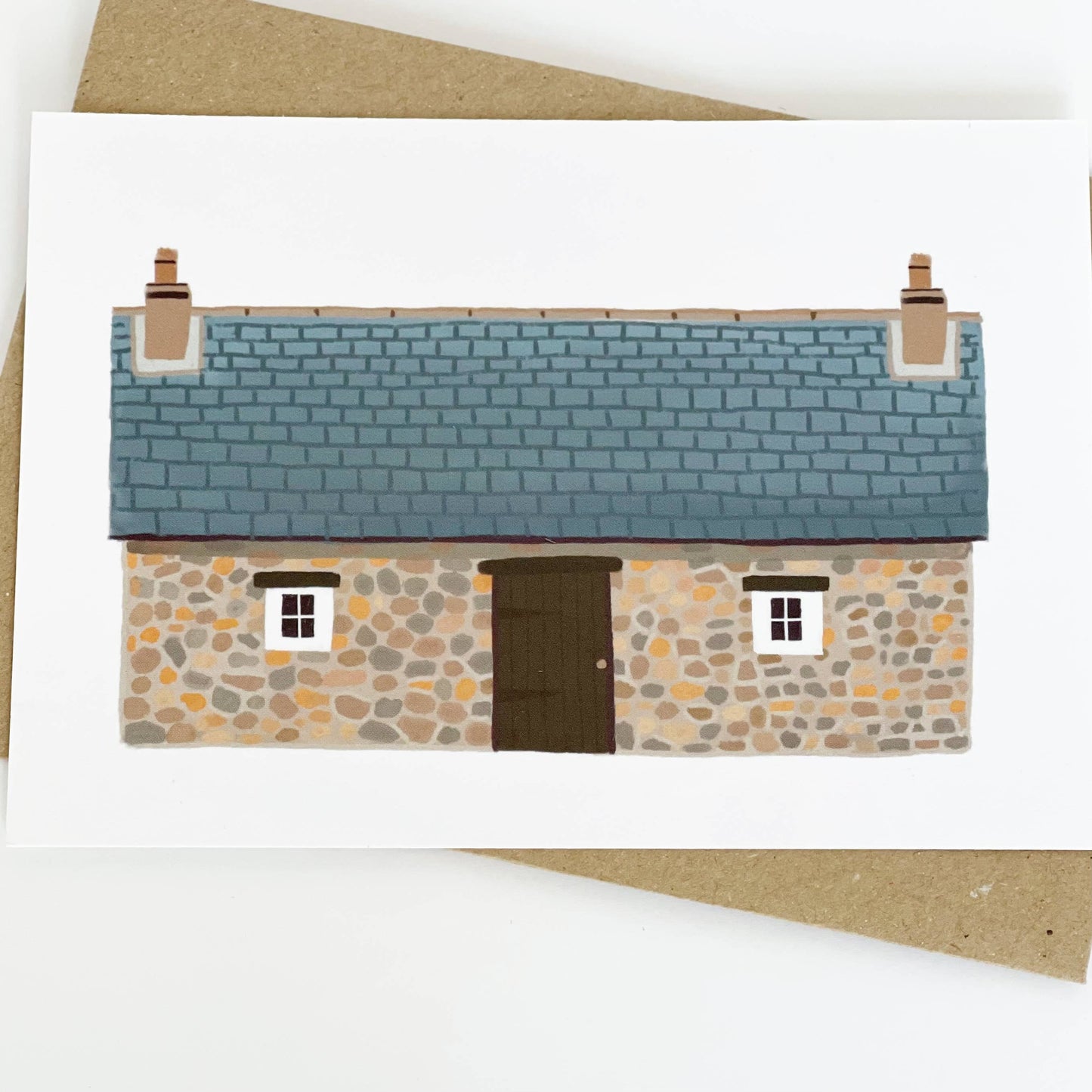 Lomond Paper Co - Scottish Bothy - Colour Blank Card