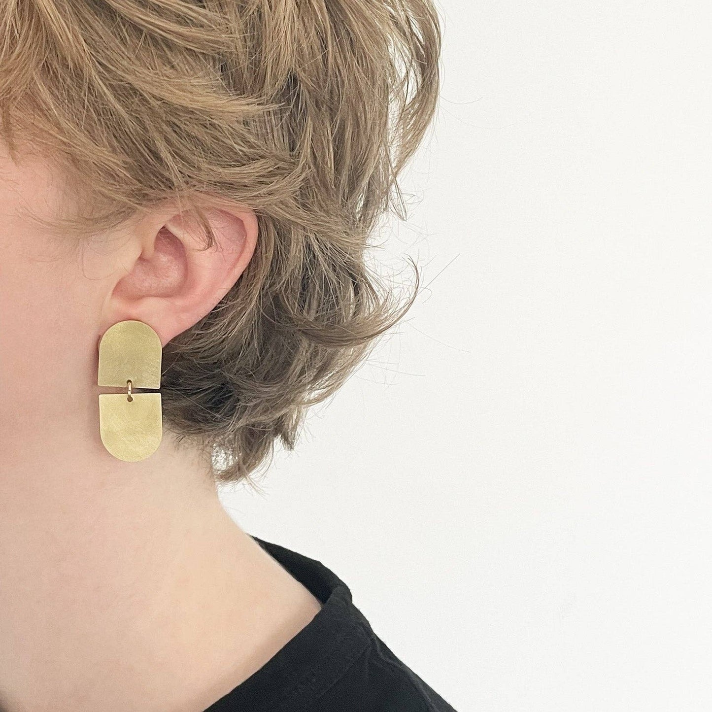 ARC EARRINGS | SIVER ALUMINIUM | TOM PIGEON