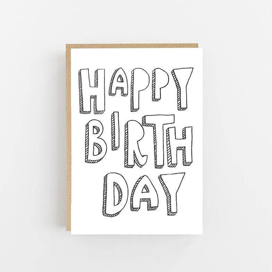 HAPPY BIRTHDAY | PORTRAIT | LOMOND PAPER CO