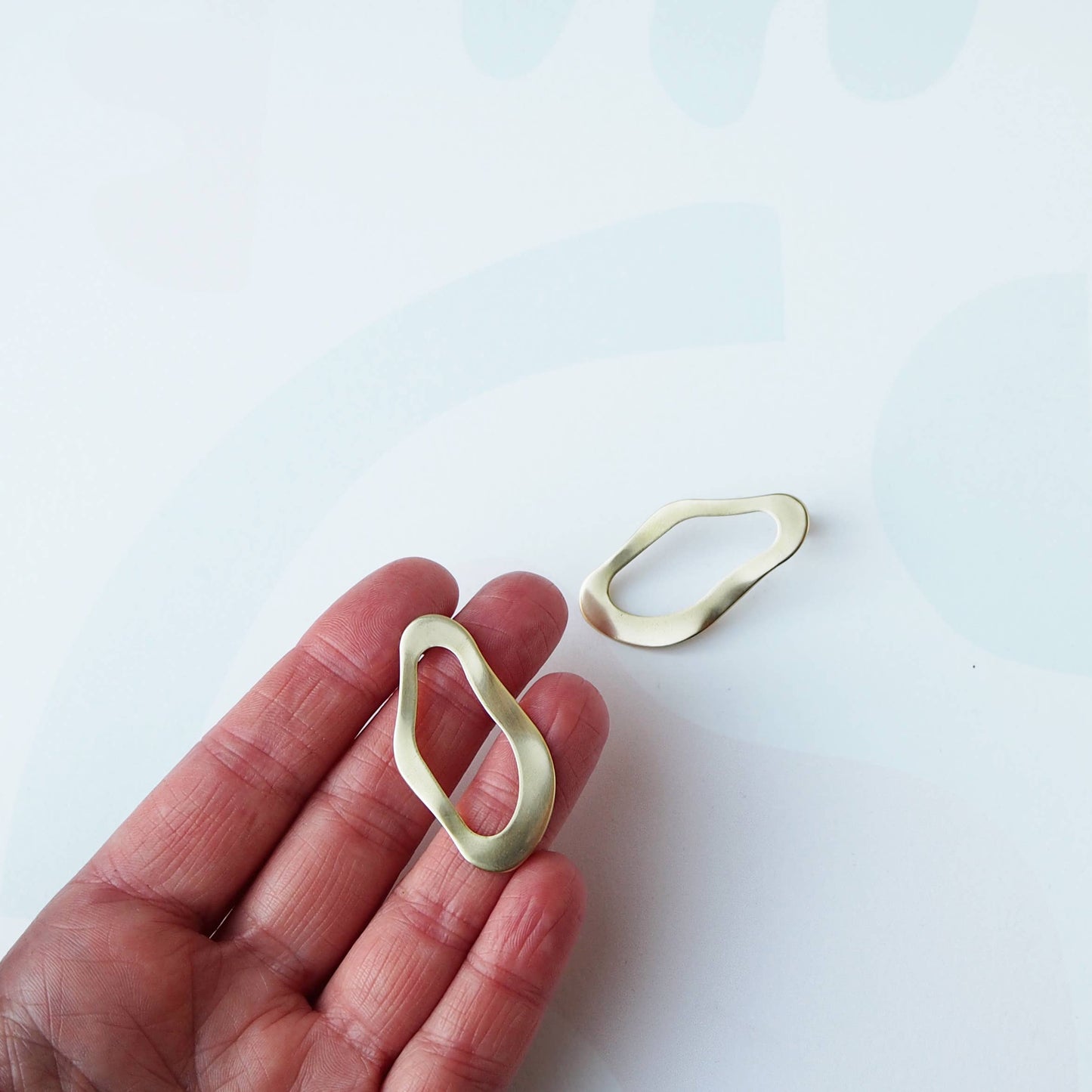 Custom Made - Pool Statement Stud Earrings