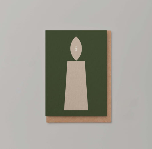 'ONE' NATURE BIRTHDAY CARD | SINGLES IN CELLOS