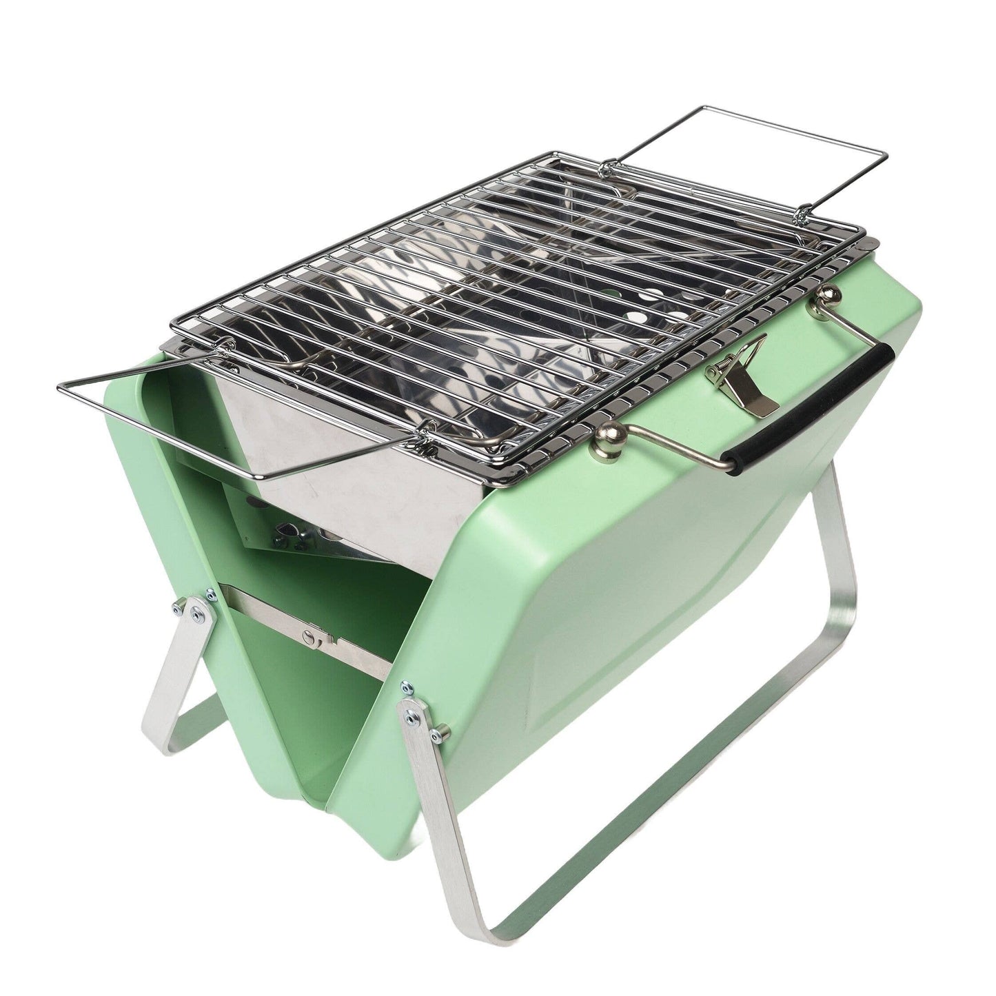 REX LONDON |PORTABLE SUITCASE BBQ | PISTACHIO