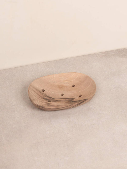 Bohemia Design - Walnut Wood Soap Dish, 5 Hole