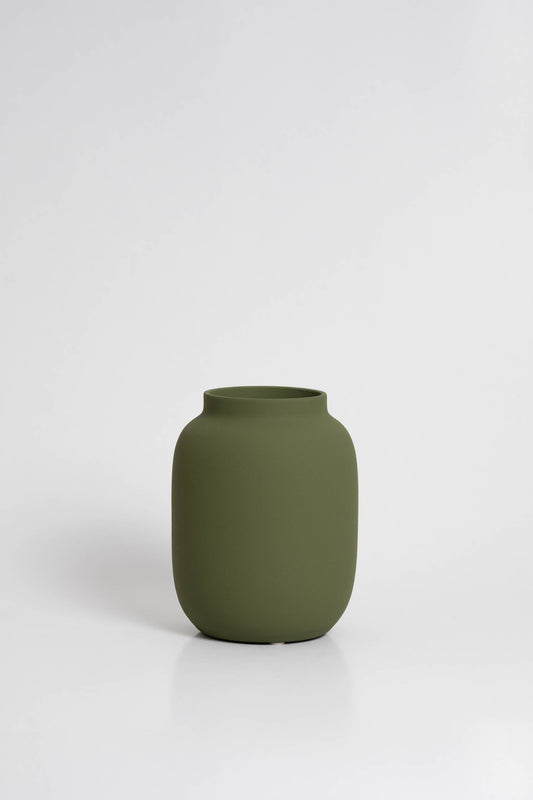 o cactuu - Blanc 04 - Olive Green Vase - Perfect for dried flowers