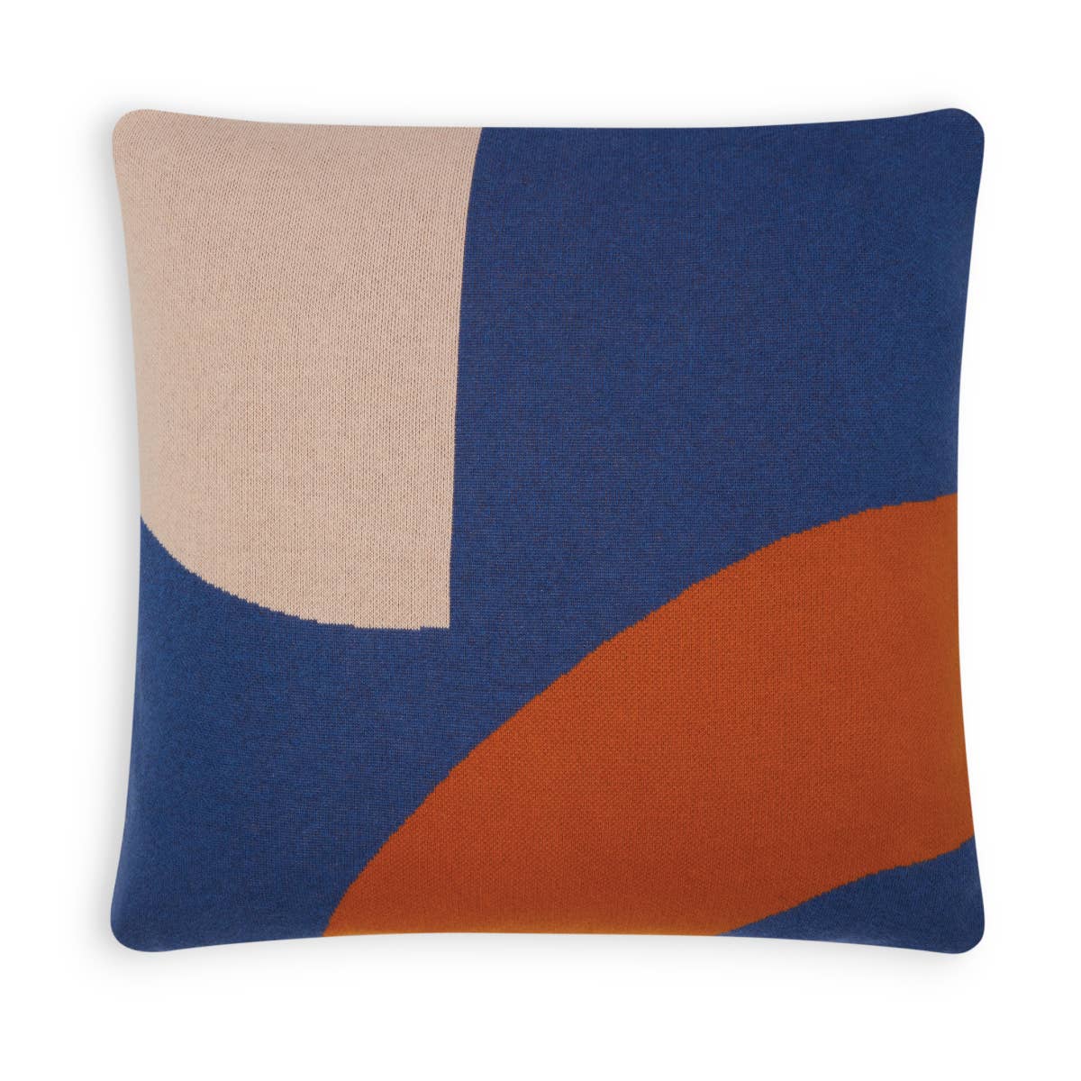 COTTON KNIT CUSHION | ILO BLUE | SOPHIE HOME
