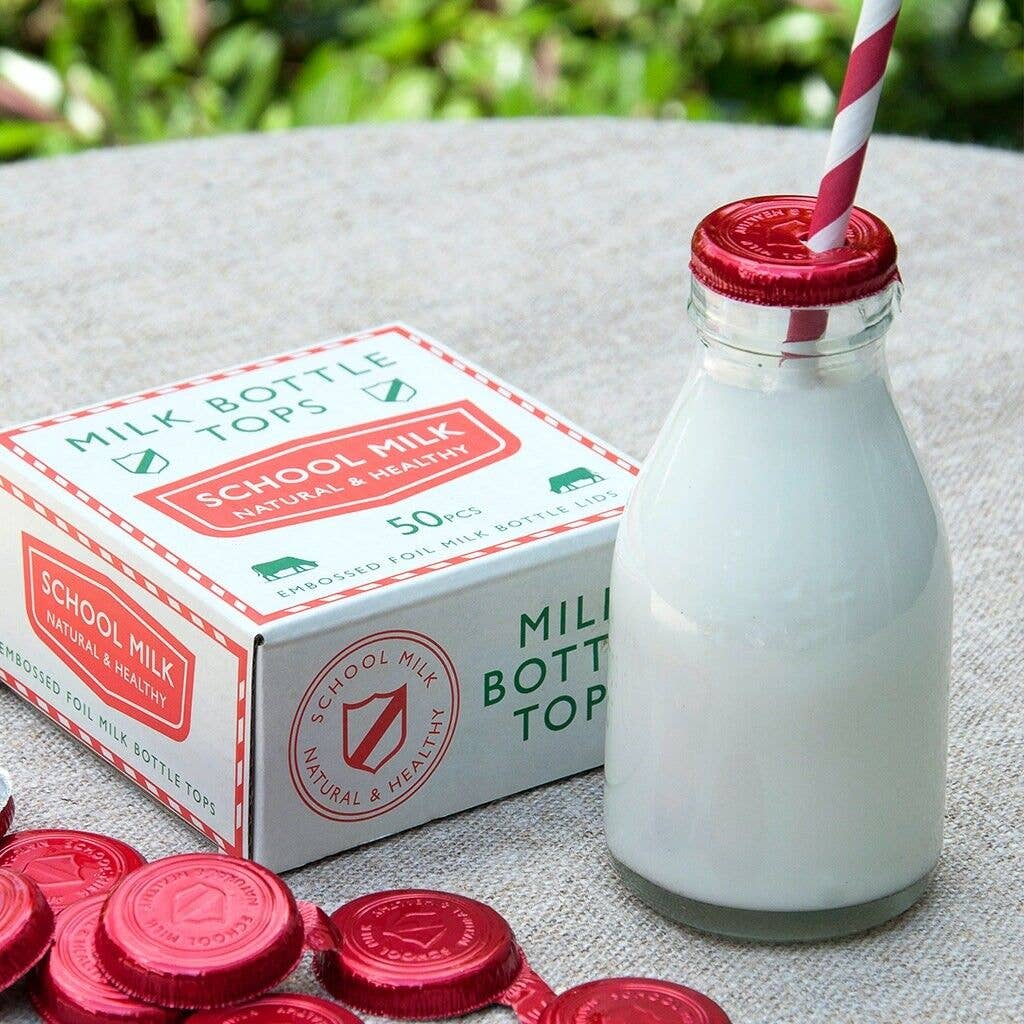 REX LONDON | TRADITIONAL SCHOOL MILK BOTTLE | GLASS