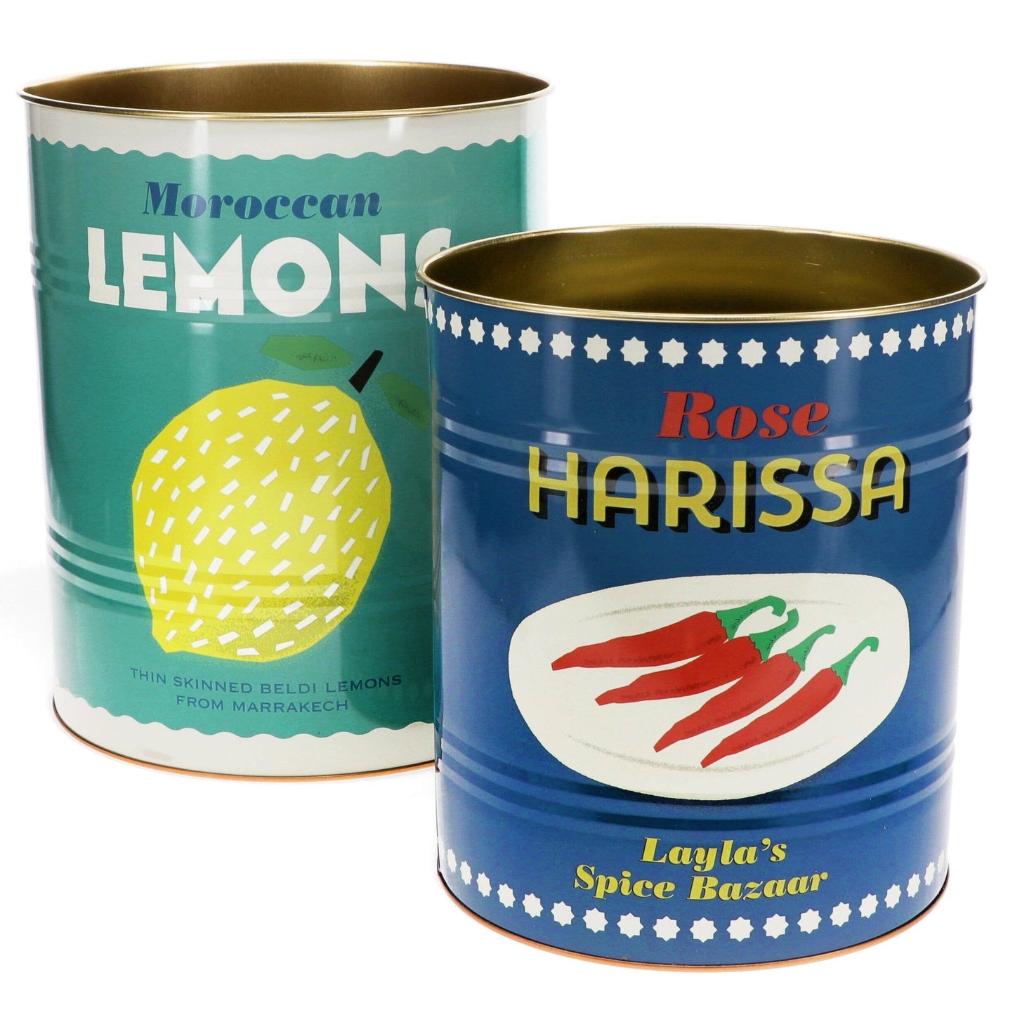 REX LONDON | METAL STORAGE TINS | VARIOUS