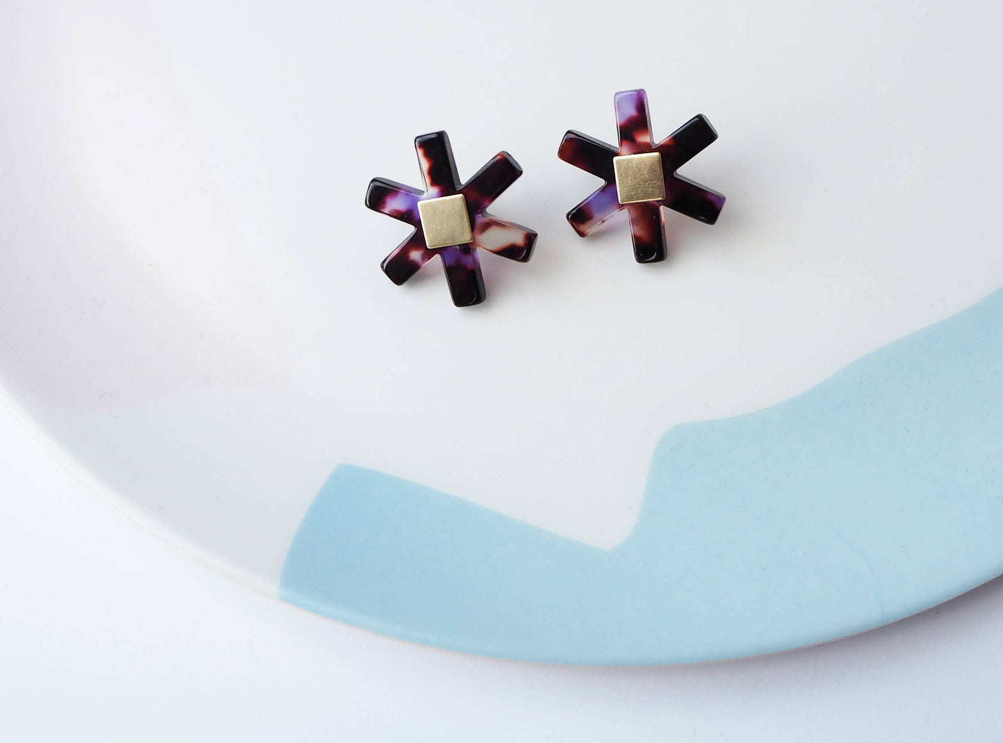 Custom Made - Camille Floral Stud Earrings