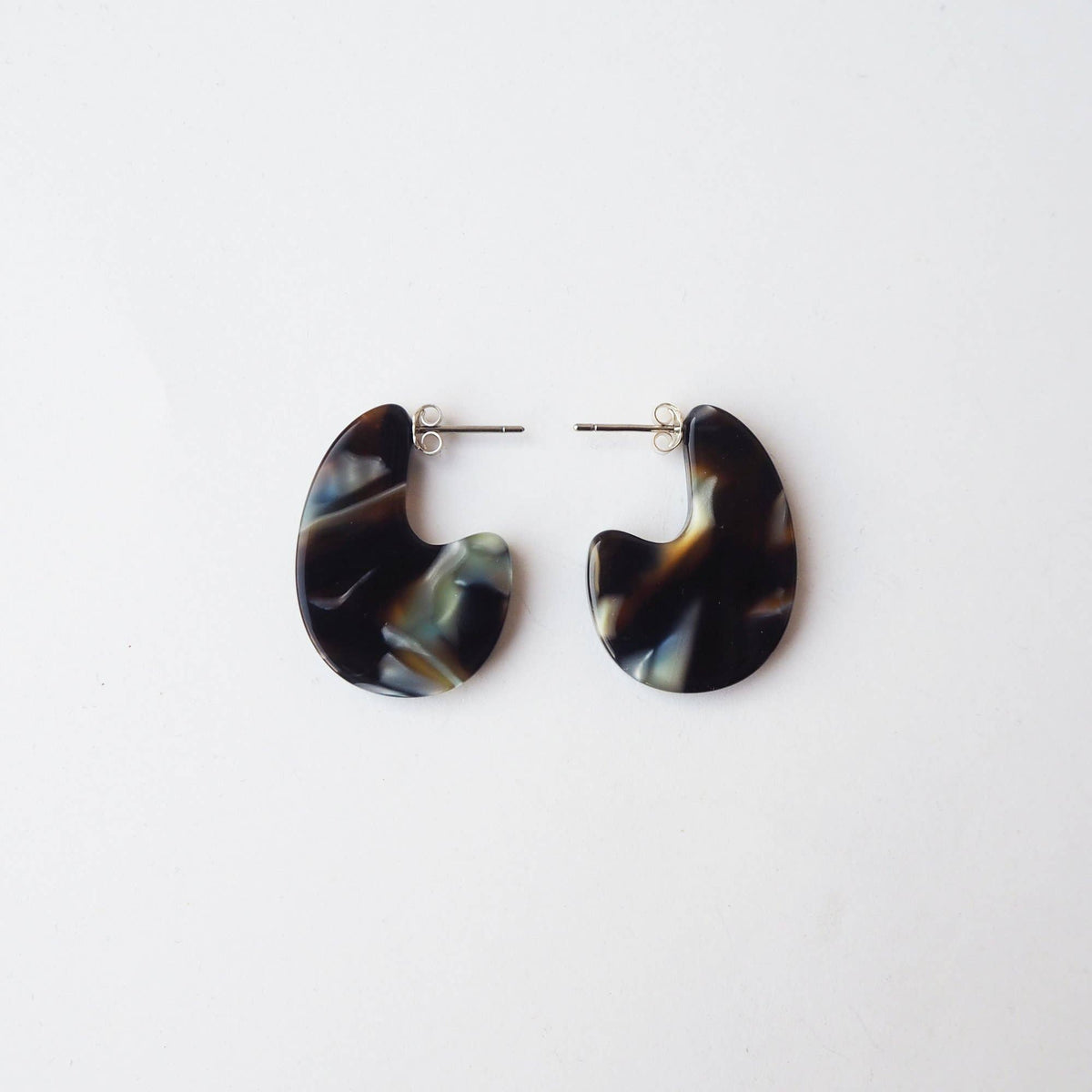 Custom Made - Jupiter Mini Teardrop Earrings- acetate resin earring