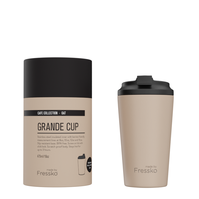Made By Fressko - Oat - Reusable Cup (Stainless Steel)