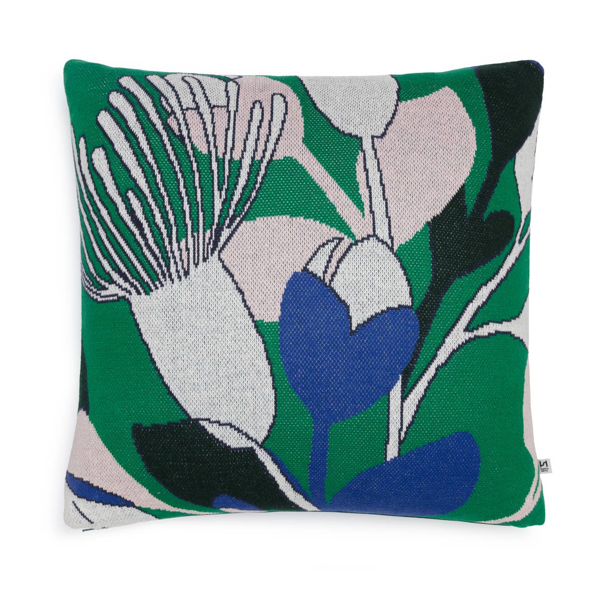 Sophie Home Ltd - Cotton Knit Throw cushion: Bud Green