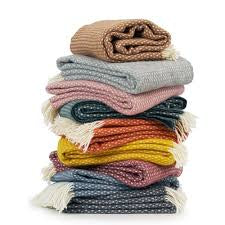 100% LAMBSWOOL THROW | KNUT | VARIOUS COLOURS | KLIPPAN YLLEFABRIK