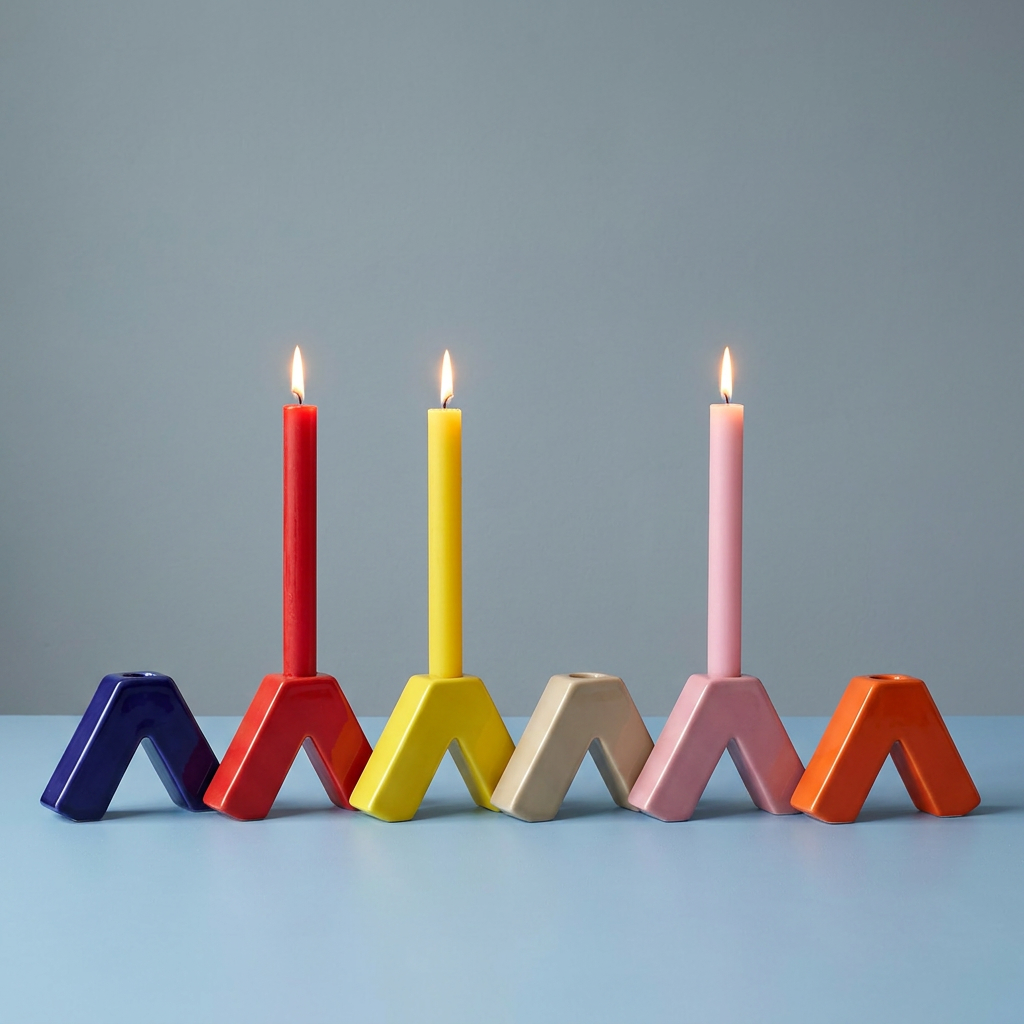 not the girl who misses much - Candle holder whywhy Citrus Yellow
