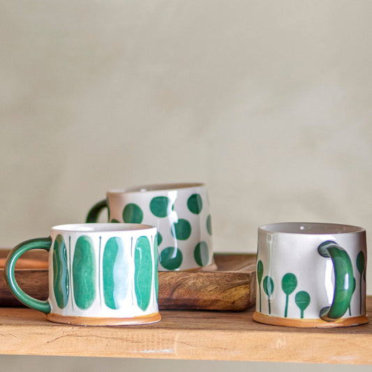 INORA MUG | GREEN | STONEWARE | CREATIVE COLLECTION