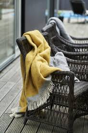 100% LAMBSWOOL THROW | HARALD | VARIOUS COLOURS | KLIPPAN YLLEFABRIK