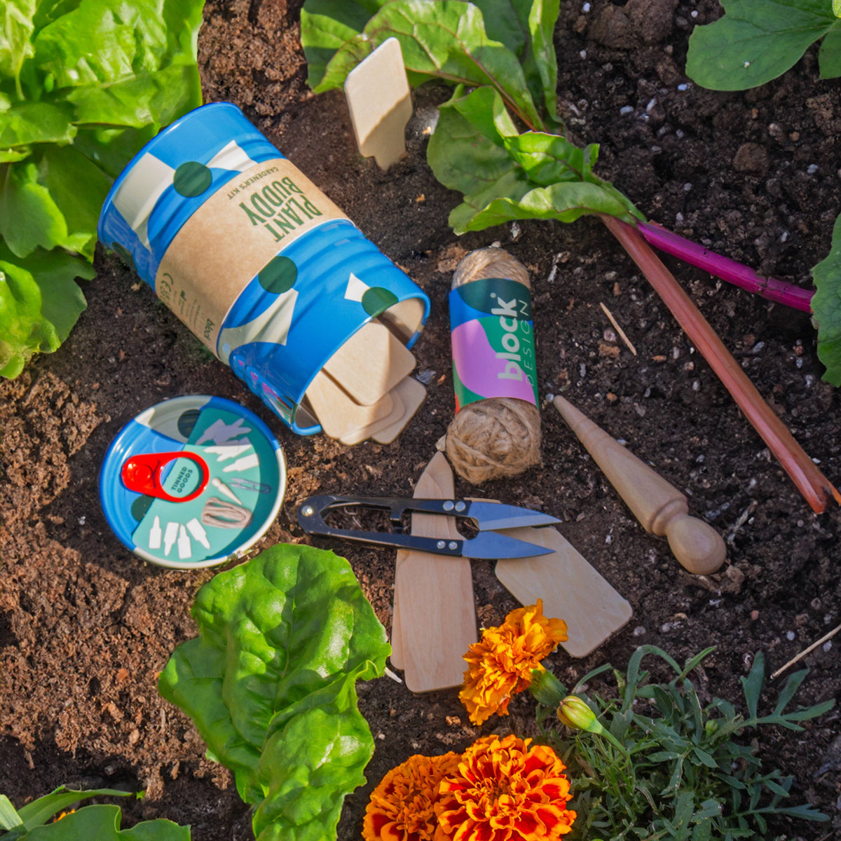 Block Design - Tinned Goods - Gardener's Kit