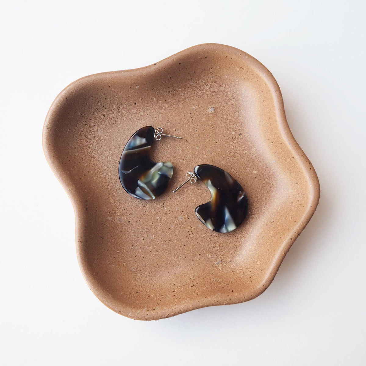 Custom Made - Jupiter Mini Teardrop Earrings- acetate resin earring