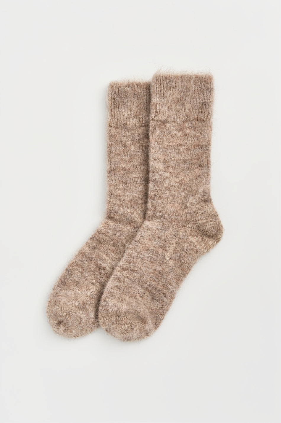 Pairs Socks - Hare Grey Ultra Soft Alpaca Bed Socks
