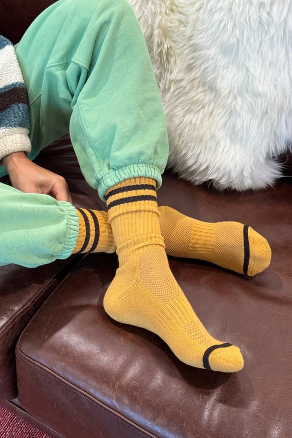 EXTENDED BOYFRIEND SOCKS | VARIOUS COLOURS | LE BON SHOPPE,