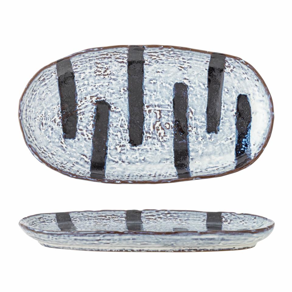 EVER PLATE | BLUE AND WHITE | STONEWARE | BLOOMINGVILLE