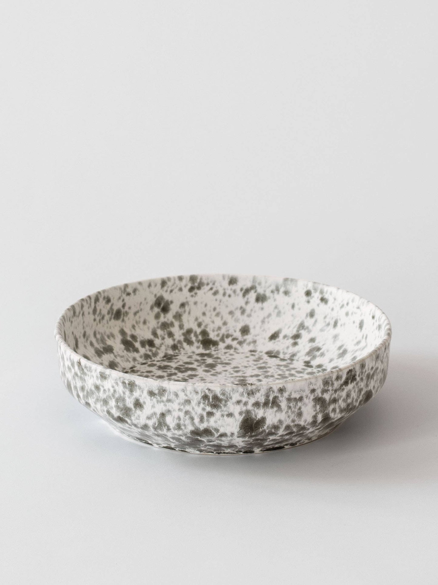 RIVOLI PASTA BOWL/ PLATE | GREEN SPASH