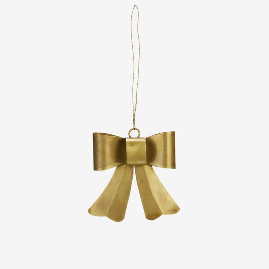 HANGING BRASS BOW | DECORATION | MADAM STOLTZ