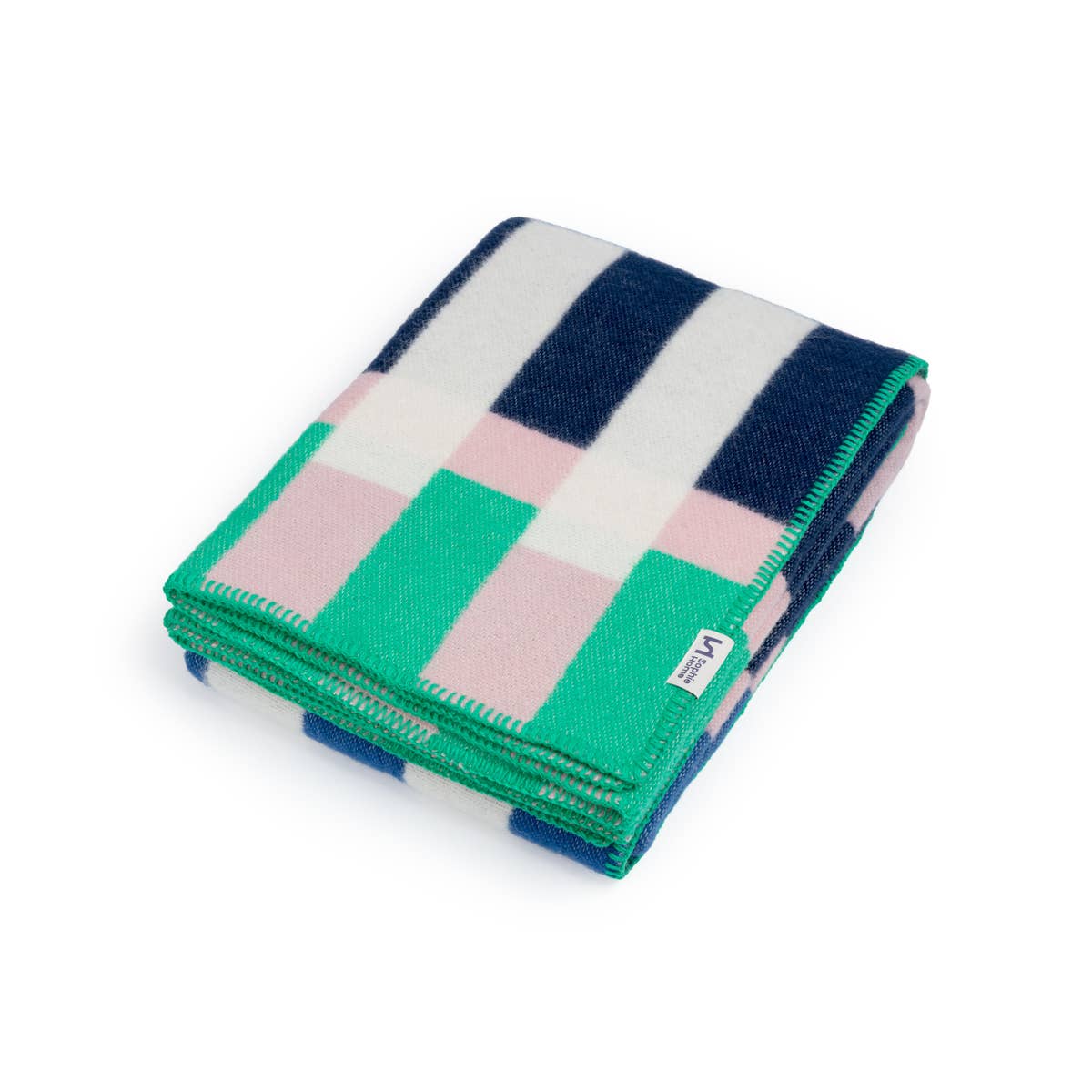 Sophie Home Ltd - Wool Throw Blanket: Studie Cobalt