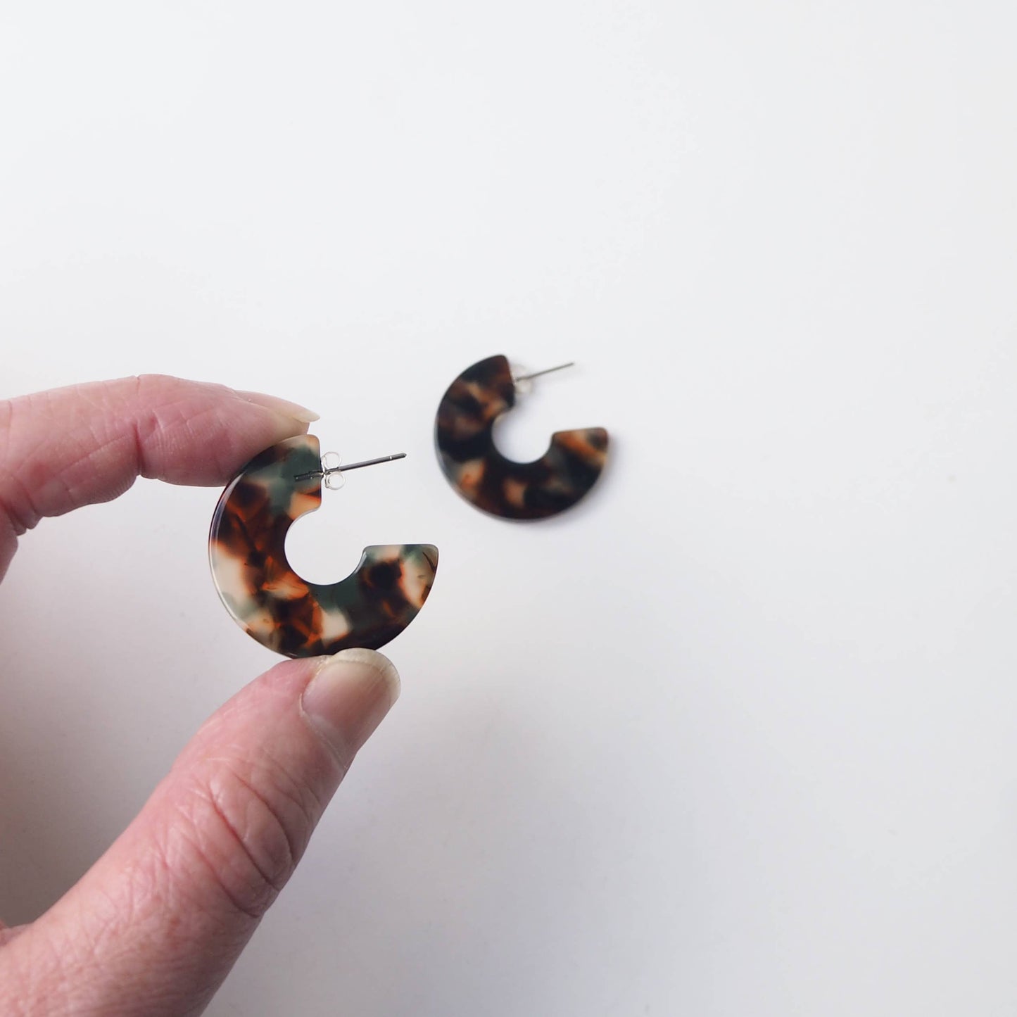 Custom Made - Foret Hoop Earrings