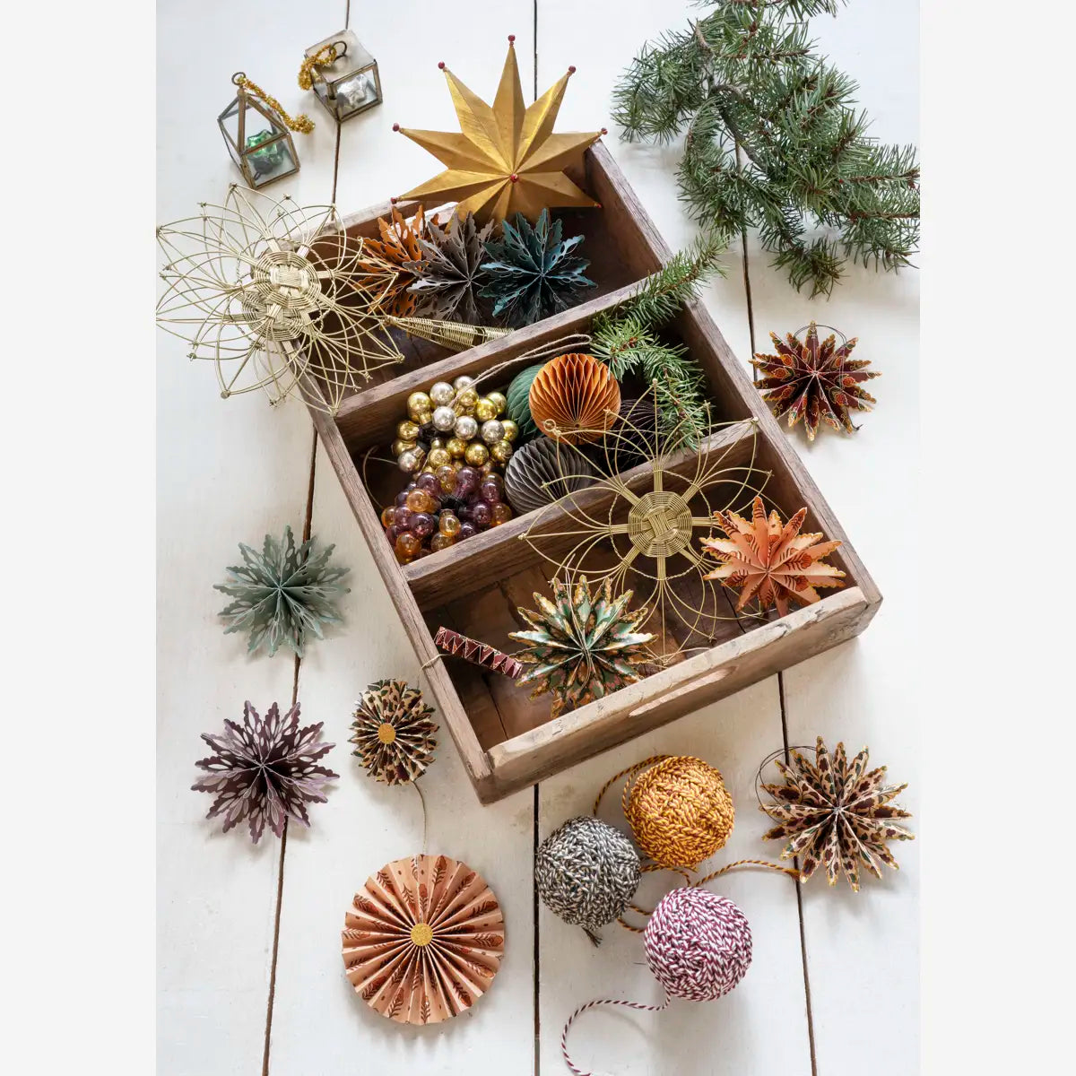 HANGING GLASS BOX | AGED BRASS | MADAM STOLTZ