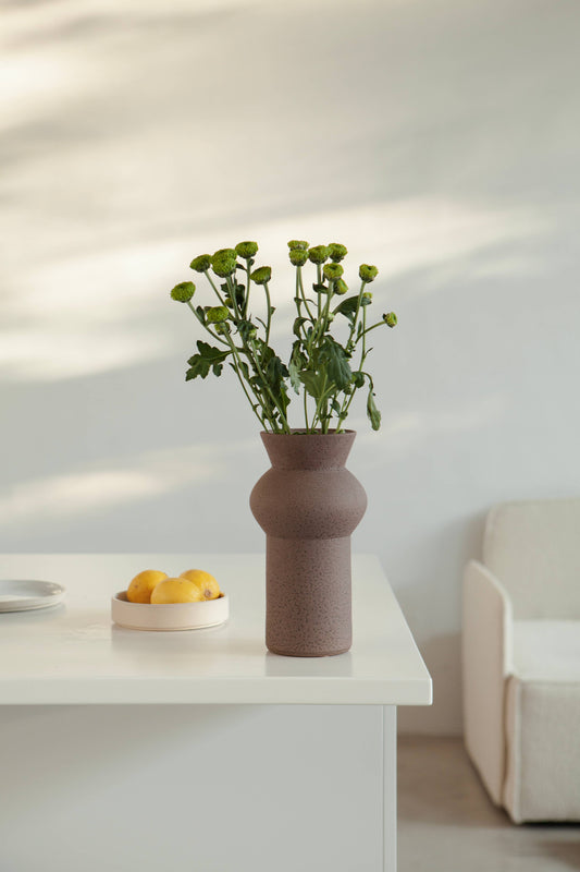 o cactuu - Noachis Glazed Brown Vase - Handmade - Ceramic - Decor