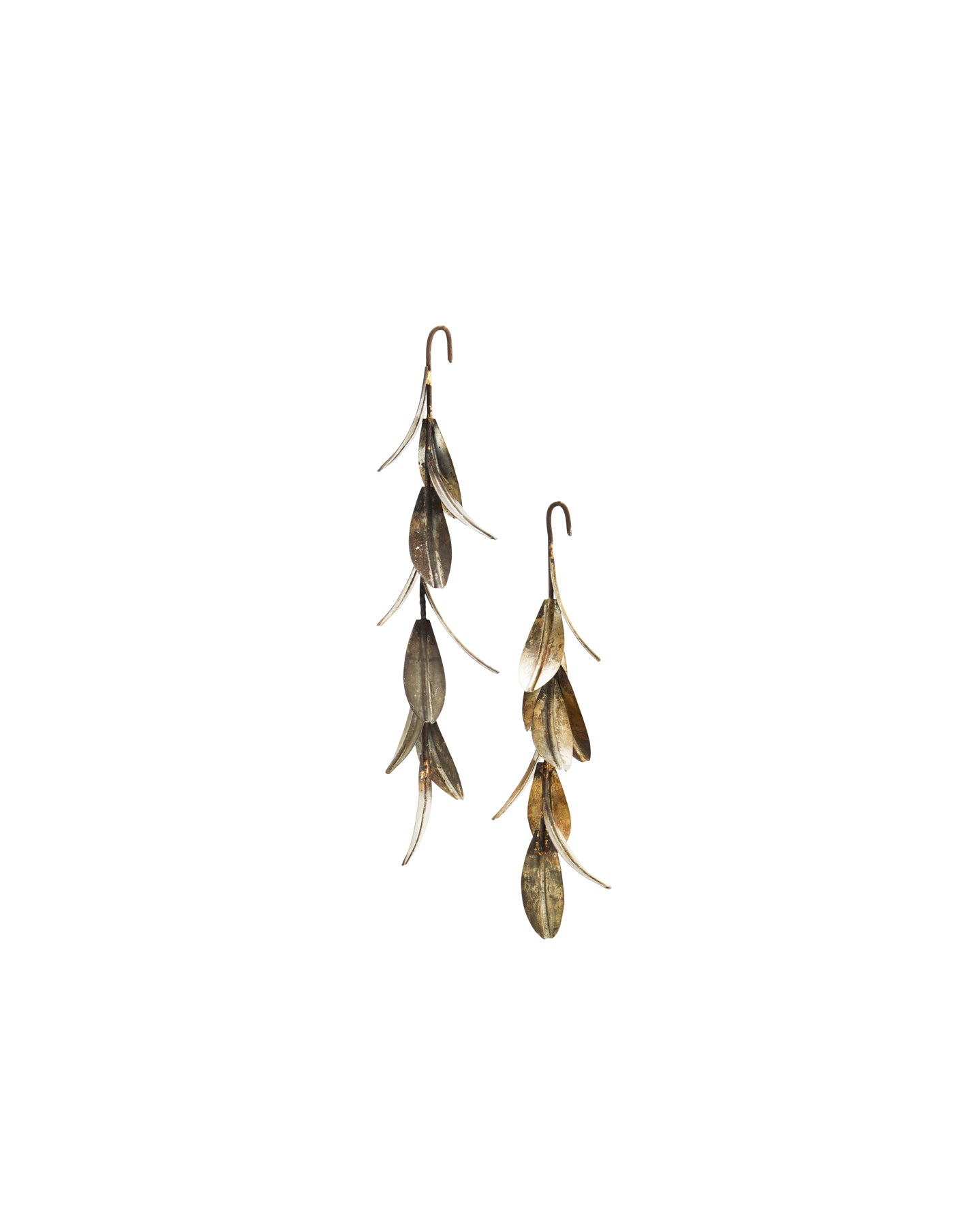 SET OF TWO HANGING IRON LEAVES | MADAM STOLTZ