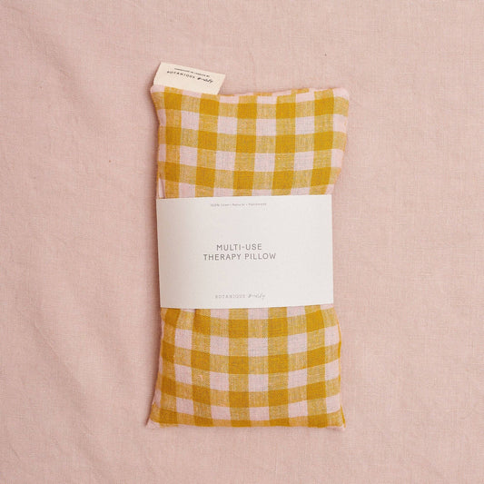 Botanique Workshop - Multi-Use Lavender Therapy Pillow | Linen Wes Gingham