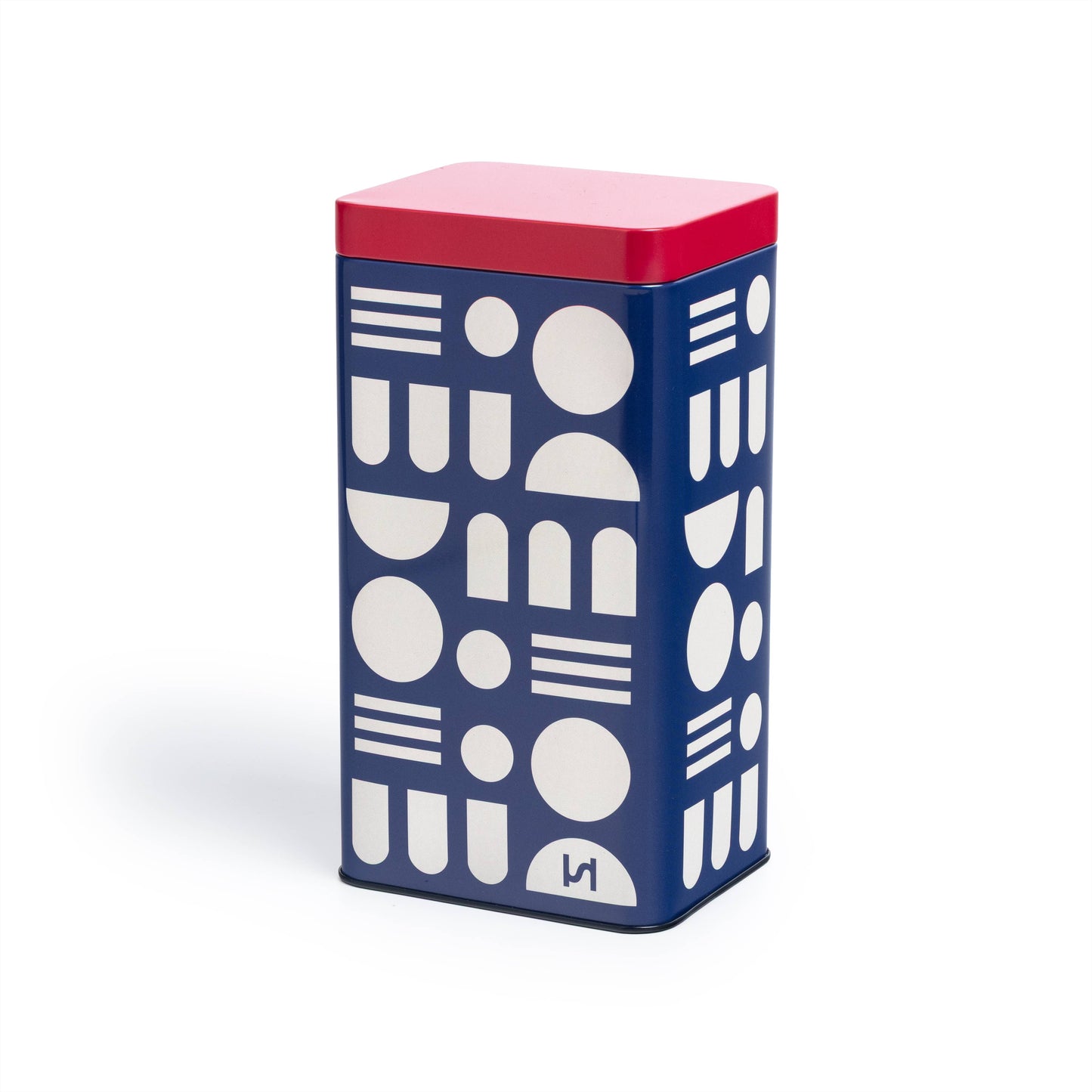 Sophie Home Ltd - Airtight Tin Storage Container: Stack The Dishes Cobalt