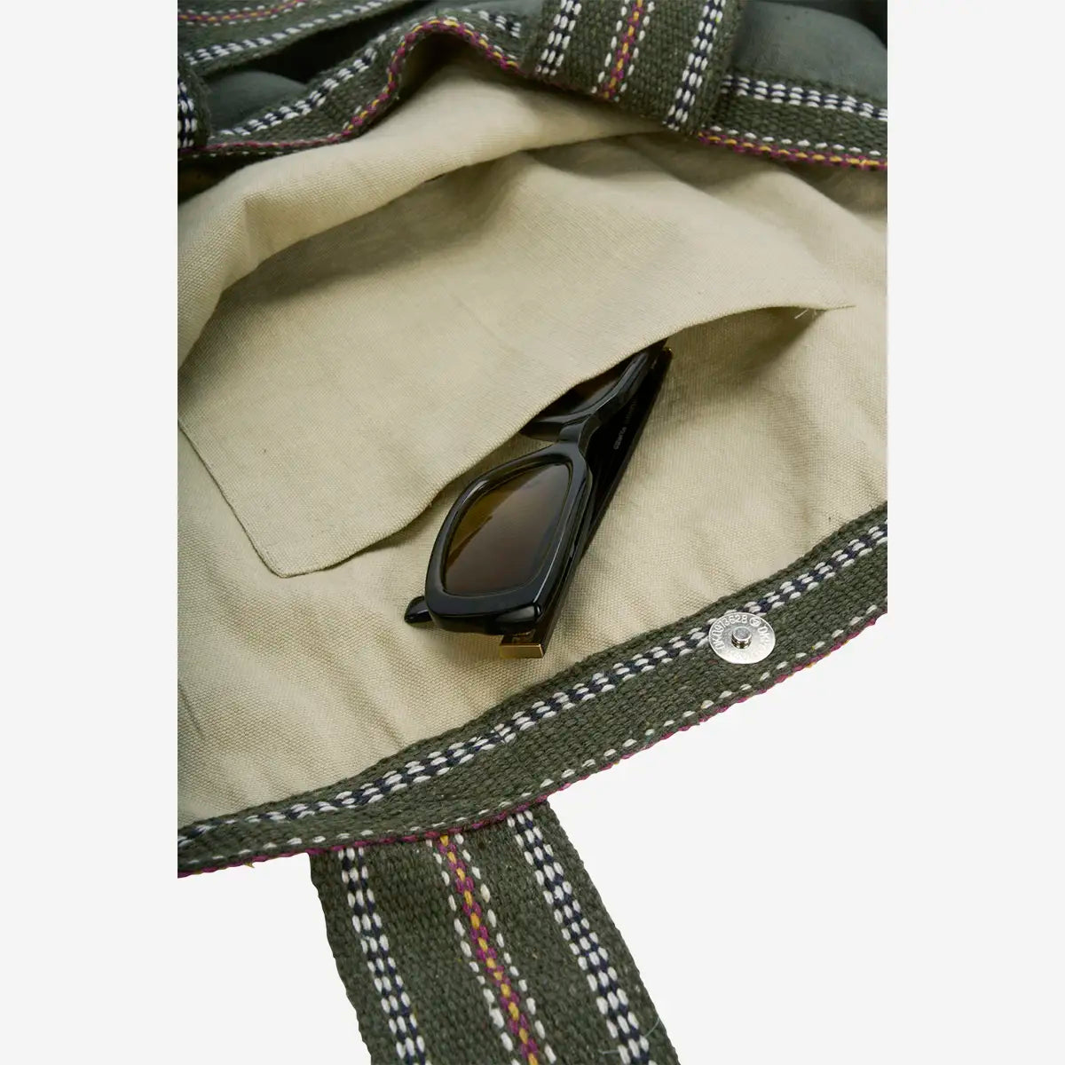 COTTON TOTE BAG | DUSTY GREEN | MADAM STOLTZ