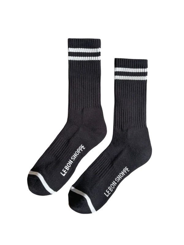 EXTENDED BOYFRIEND SOCKS | VARIOUS COLOURS | LE BON SHOPPE,