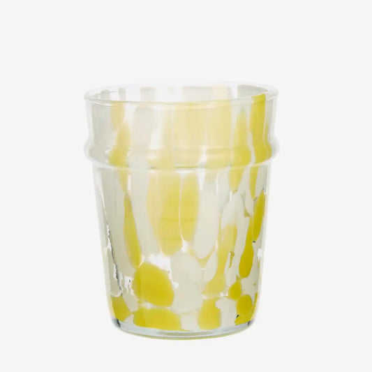 COLOURED DRINKING GLASS | YELLOW | MADAM STOLTZ