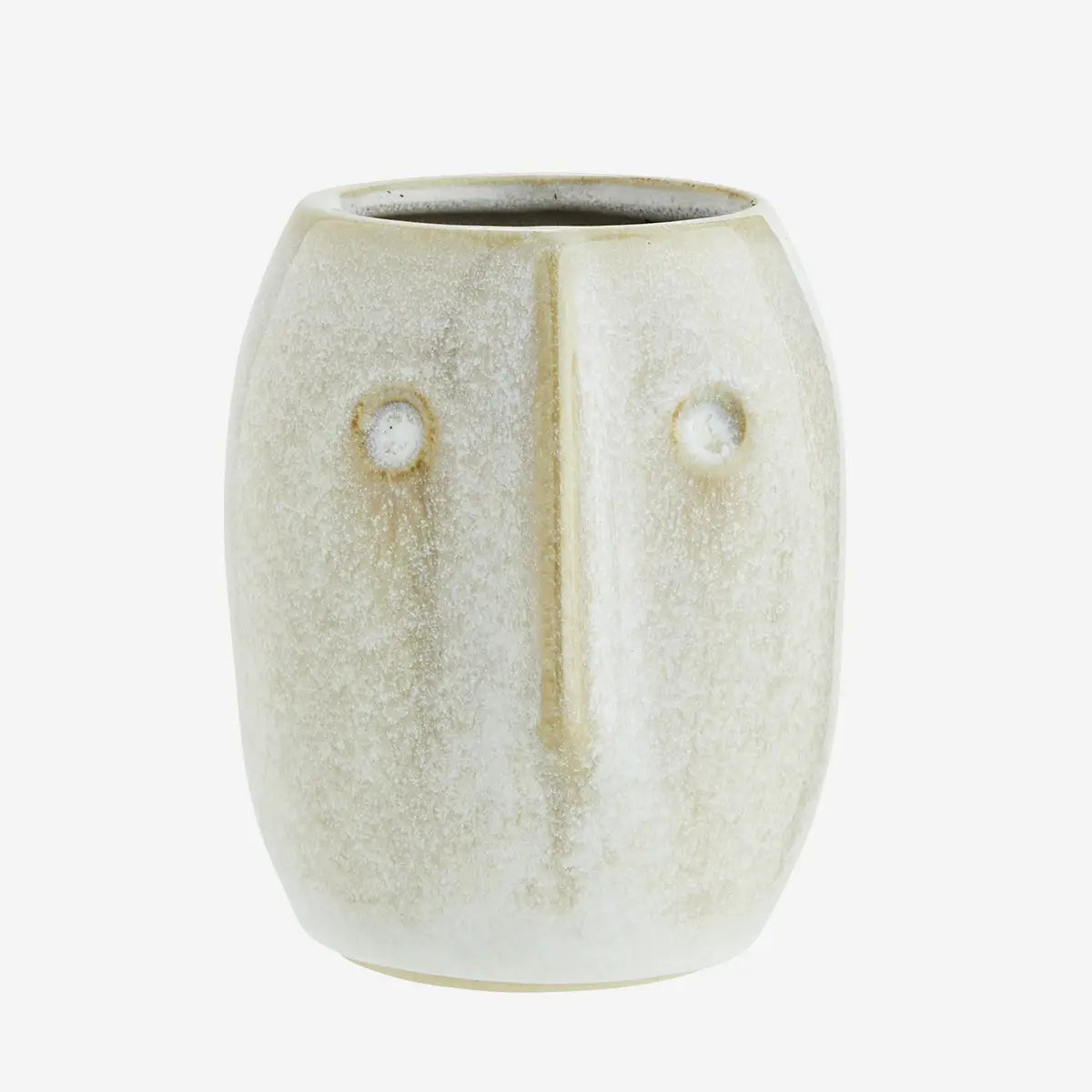 PLANT POT WITH FACE | VARIOUS COLOURS | STONEWARE | MADAM STOLTZ